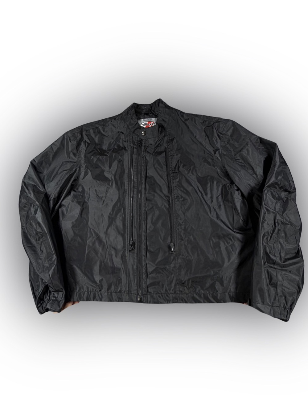 Men’s Joe Rocket Black Lightweight Windbreaker Jacket Size L